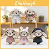 Plush Bunny Doll For Kids Soft Toy With Polyester Filling For Bedtime Comfort