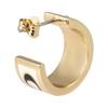 Coach Buchstaben gravierte Ohrringe Damenohrringe Gold CI903-GD