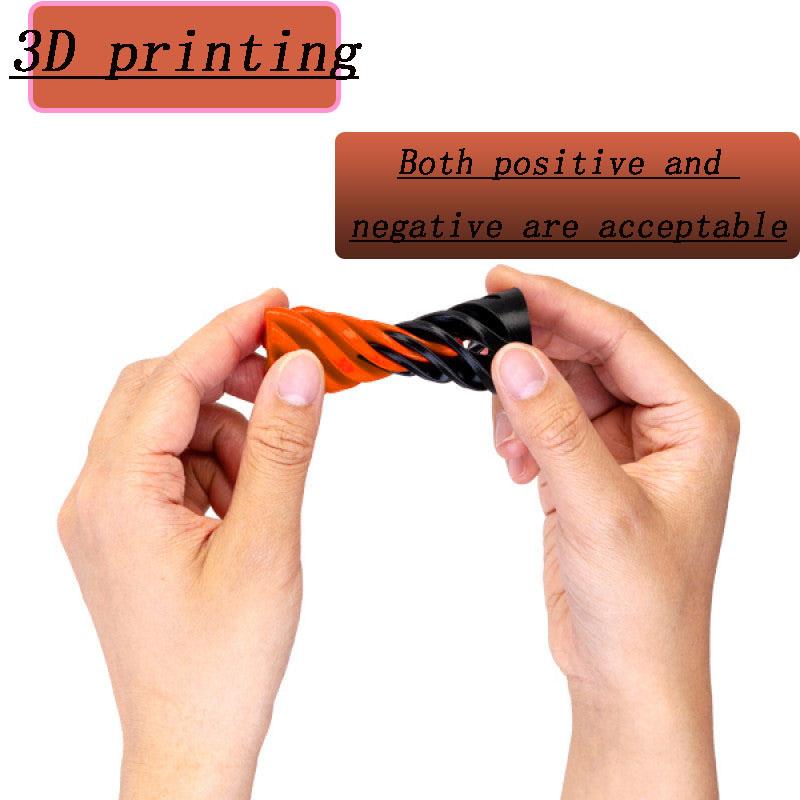3D Printing Spiral Cone Pyramid Decompression Toy Creative Crossing Sculpture Stress Relief Gift