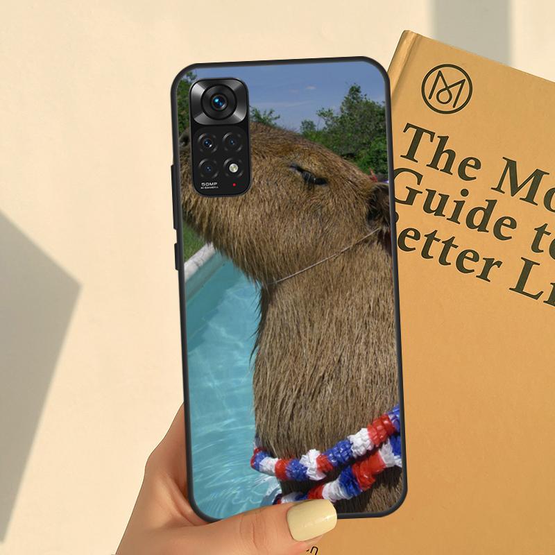 Capybara Animal Case For Xiaomi Redmi 10 10A 10C 9 9A 9C 9T Note 11 Pro 10 Pro 9 Pro 8 Pro 10S 11S Cover
