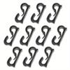 10pcs Camping Accessories Camping Fixed Canopy Tools Tent Hooks Black