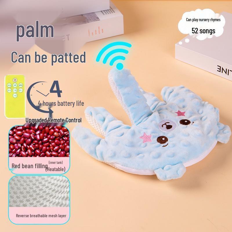 Baby Sleep Soothing Pillow: Automatic Patting Lullaby Doll for Colic Relief and Anti-Startle Reflex.