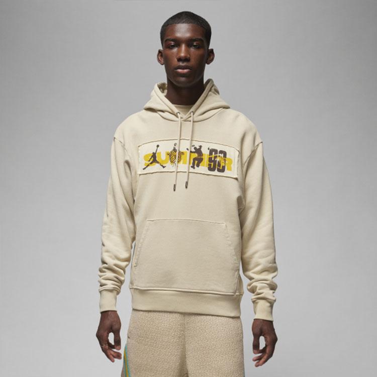 New Jordan Jordan X UNION Sweatshirt Asia Version Men's Khaki FD4245-206