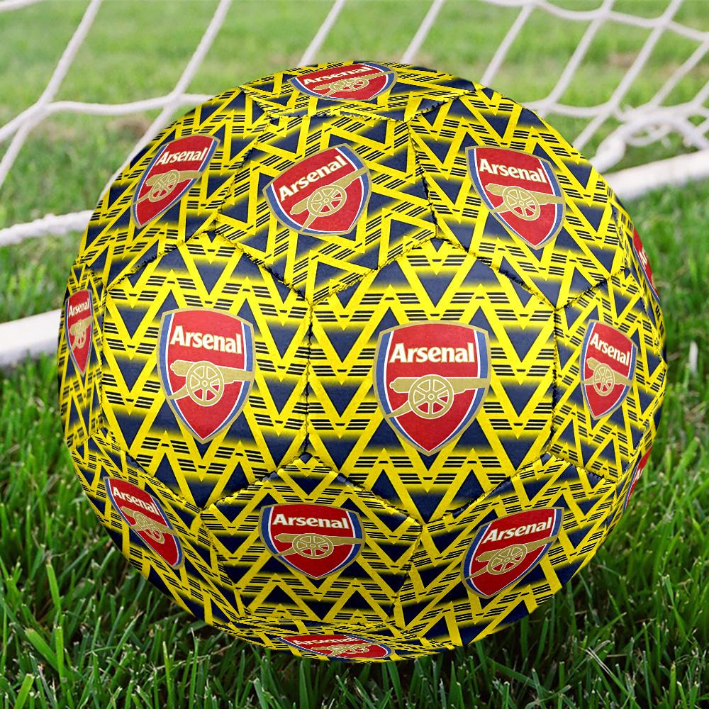 Cresta del Football Club Arsenal Pallone da Calcio Misura 5 Cucito a Macchina per Allenamento e Partite Indoor/Outdoor Accessori per il Calcio