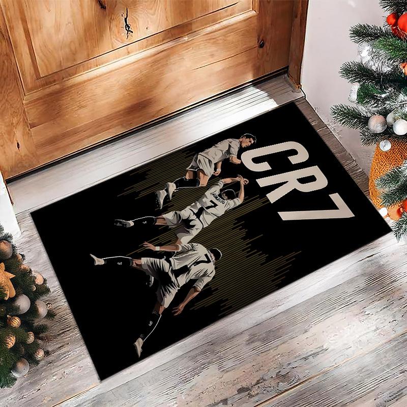 Club América Printed Flannel Area Rug Non Slip Soft Polyester Floor Carpet Indoor Decor Mat for Bedroom Living Room Sofa