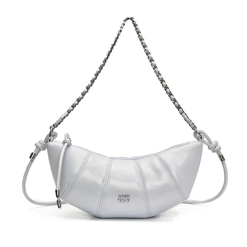 Trendy Solid Color Simple Dumpling Bag Women 2025 New Korean Version Ins Fashion Shoulder Bag Niche Texture Messenger Bag