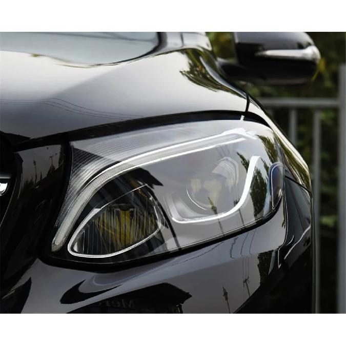 For Mercedes-Benz GLC W253 GLC200 GLC260 GLC300 2016 2017 2018 2019 Car Front Headlight Lens Cover Auto Case Headlamp Lampshade
