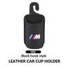 JFTX5 Leather Car Seat Cup Holder Hang Drink Storage Box Accessorie For BMW 1 3 5 7 Series M F01 F20 F10 F13 E52 E53 E60 E93