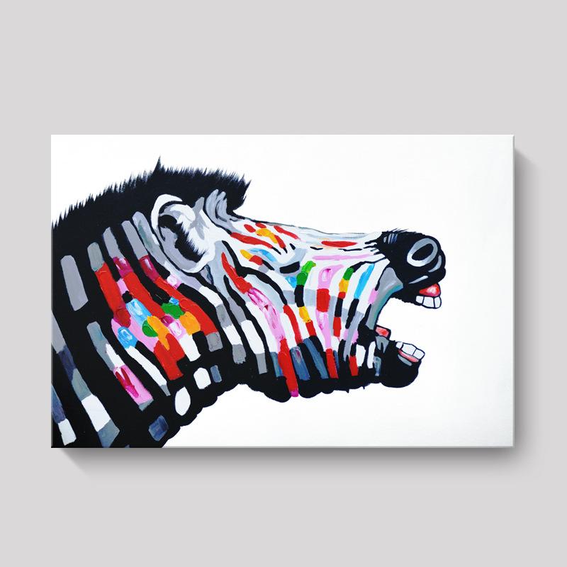 

Декоративные животные Зебра Скандинавские креативные животные Зебра Холст Картина Куадрос Decoracion Dormitorio Настенное искусство Современный домашний декор