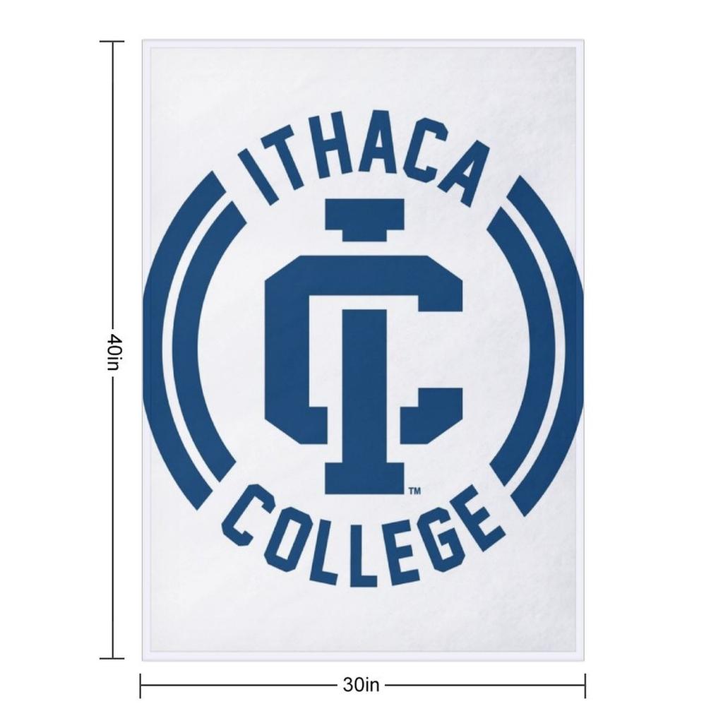 Ithaca College bombers Throw Blanket For Decorative Sofa for winter Flannel Loose Blankets