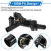 X Autohaux No.LR005631 Coolant Thermostat Housing Assembly for Land Rover LR3 2005-2009