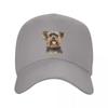 Custom Yorkshire Terrier Baseball Cap for Unisex Women Adjustable Yorkie Dog Dad Hat Outdoor Snapback Hats