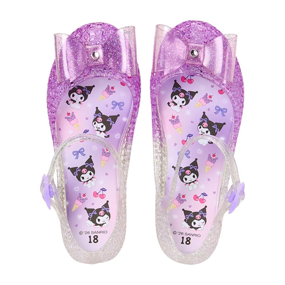 Sanrio Kids Clear Sandals Princess Shoes Dress Recital Graduation Ceremony Summer Children s Kuromi 17cm 750034