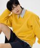 MAYOL Logo Embroidered Double-Sided Sweatshirt_Yellow