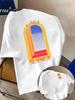 Cs Aesthetic Architectural Graphic Top Casual Round Neck Short Sleeve Tee Summer Neutral Streetwear Cotton Unisexs Tshirt