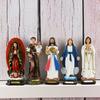 Sacred Mother Marys With Child Statue Resin Catholic Figurine Light Design For Christian Faithful Collectors Family
