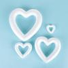 DIY Hollow Wedding Decor White Craft Balls Party Decoration Valentine's Day Heart Foam Mould