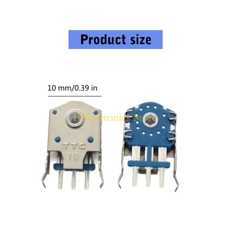 B03C 8mm 9mm 10mm 11mm Rotary Mouse Scroll Silver Wheel Encoders for PC Mouse Precise Control