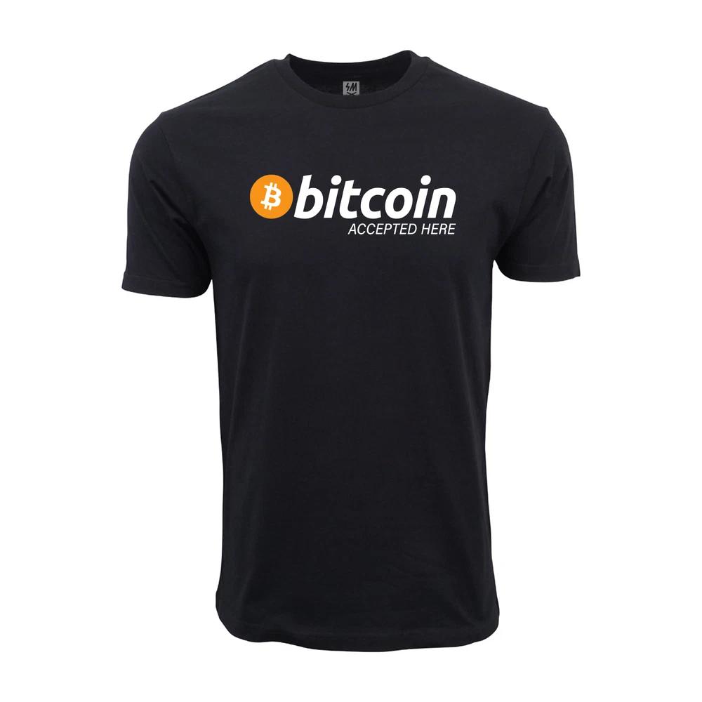 Bitcoin Accepted Here Graphic T Shirt S