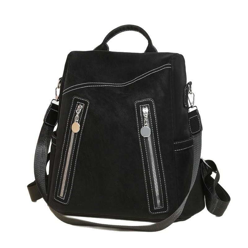 Doppelschultertasche - Damenrucksack - Retro-Stil - Beliebt - Großes Fassungsvermögen - Lässige Reisetasche