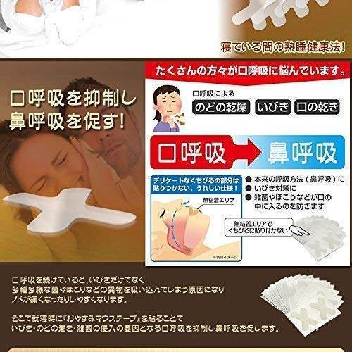Trust Contact Mouth Closure Tape, Anti-Snoring Aid, Nostril Widening, Sleeping, Nose Breathing Tape (120 Uses)