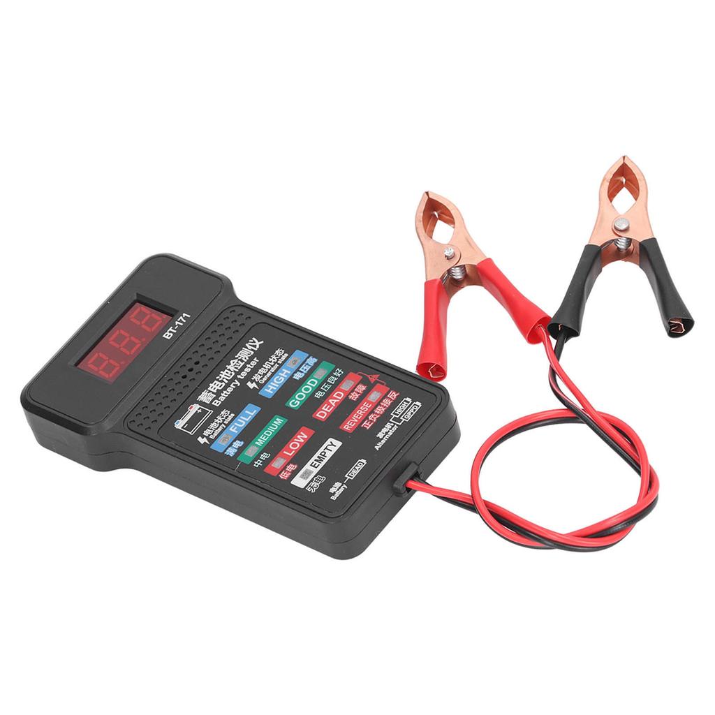 BT 171 Automotive Alternator Tester 12V Digital Auto Battery Analyzer for Truck Motorcycle SUV Boat