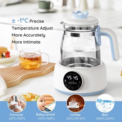1.2L 800W Intelligent Electric Baby Formula Kettle Automatic Feeding Bottle Warmer Infant Thermostatic Milk Regulator