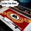 Custom Name Mouse pad Roma Football Club Emblem Mouse Pad Desk Mat, Non-Slip Rubber Backer Pad For Computer Notebook Gaming Mouse Pad Birthday Gift