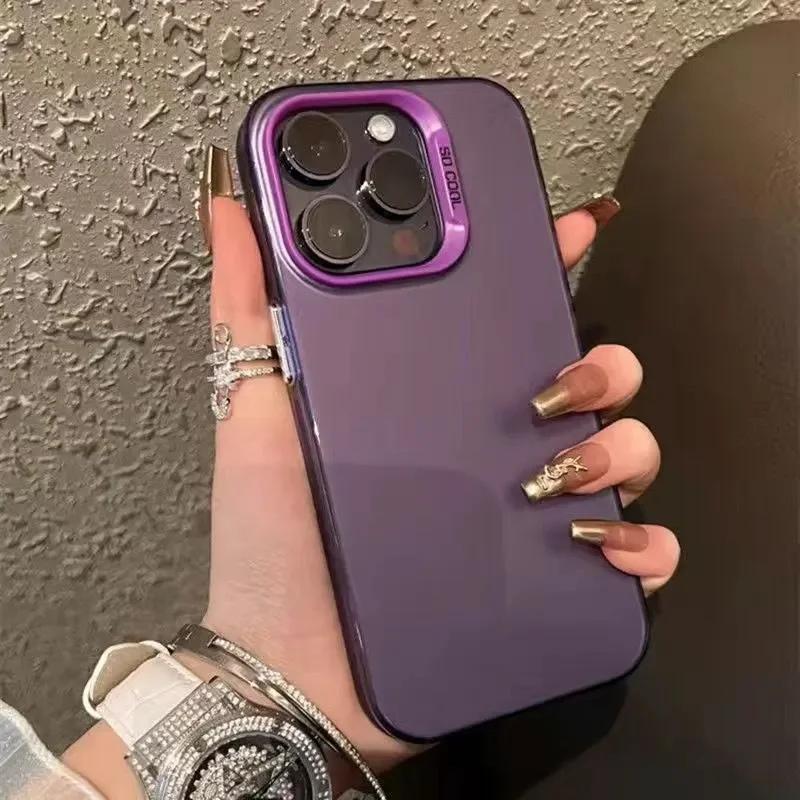 Luxury Fashion Shockproof Slim Full Lens Protection Phone Case For iPhone 17 Air 16 E 15 14 13 12 11 Pro Max Plus Mini SE Cover