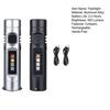 Rechargeable Flashlight Hands-Free LED Torch with Magnetic Base And Rear Buckle 500 Lumens High Power Mini Light for Camping Hiking Travel