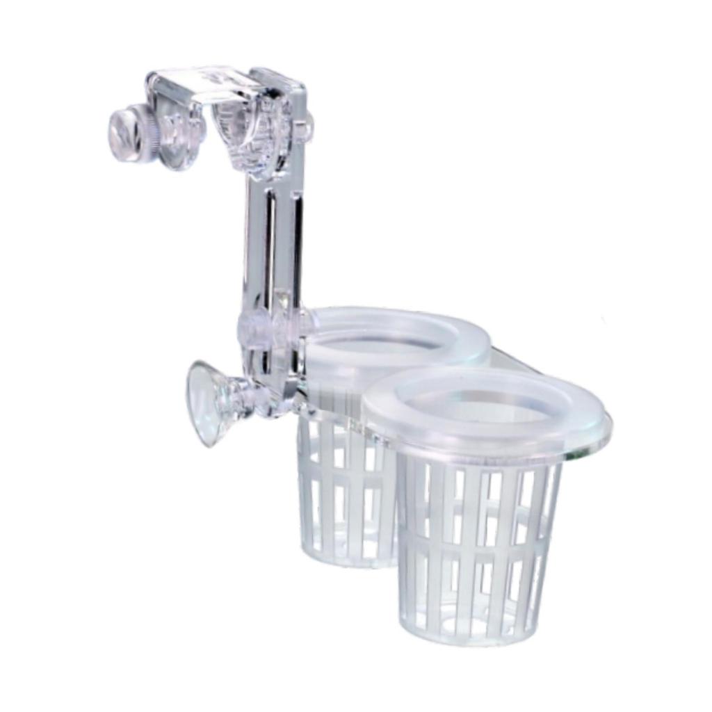 Fish Tank Planter Accessory Container Aquarium Plant Cup Fish Tank Plant Cup