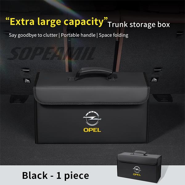 For Opel OPCline ASTRA CORSA INSIGNIA MOKKA VECTRA ZAFIRA GTC Tigra Car Trunk Organizer Box Tailbox Stowing Tidying Storage Bag
