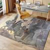 Charming Winged Horse Chair Mat Office Carpet for Home Decor, Suitable for Various Rooms