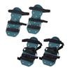 1 P  of Lawn Aerator Sandals Heavy Duty Grass Spiked Shoes with Buckle Garden Tool (4 Straps)
