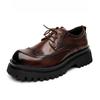 High-end New Brand Brogue Men's Shoes Thick-soled Casual British Style Comfortable Oxford Shoes Lace-up High Quality Men's Shoes