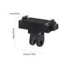 Lightweight Folding Magnetic Clip Quick Release Base for Action 6 Camera Ensuring Portability During Outdoor Activity
