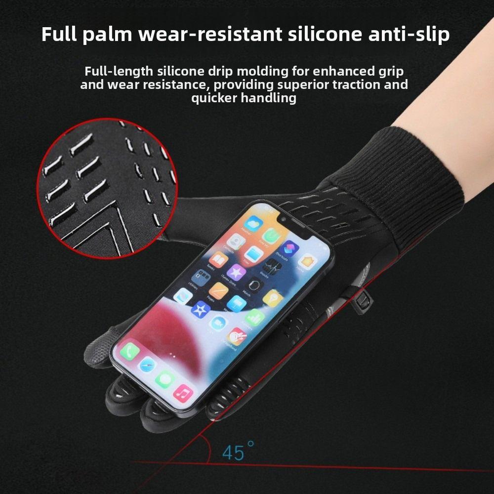 Anti-slip Winter Cycling Gloves  Warm Outdoor Gloves  Mountaineering