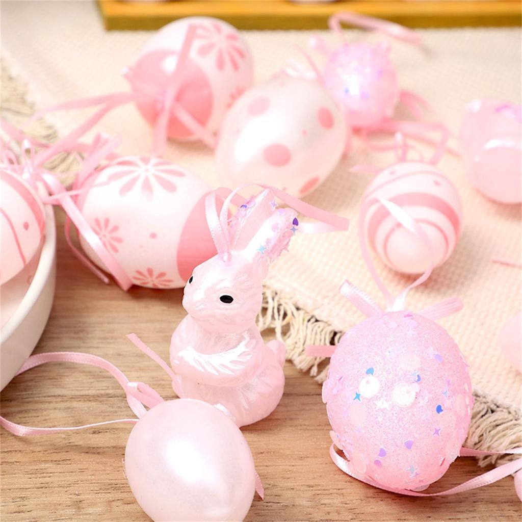 Easter Decorations, Painted Rabbits, Chicks, Resurrected Eggs, Easter Pendant Gift Boxes, Holiday Party Decorative Supplies