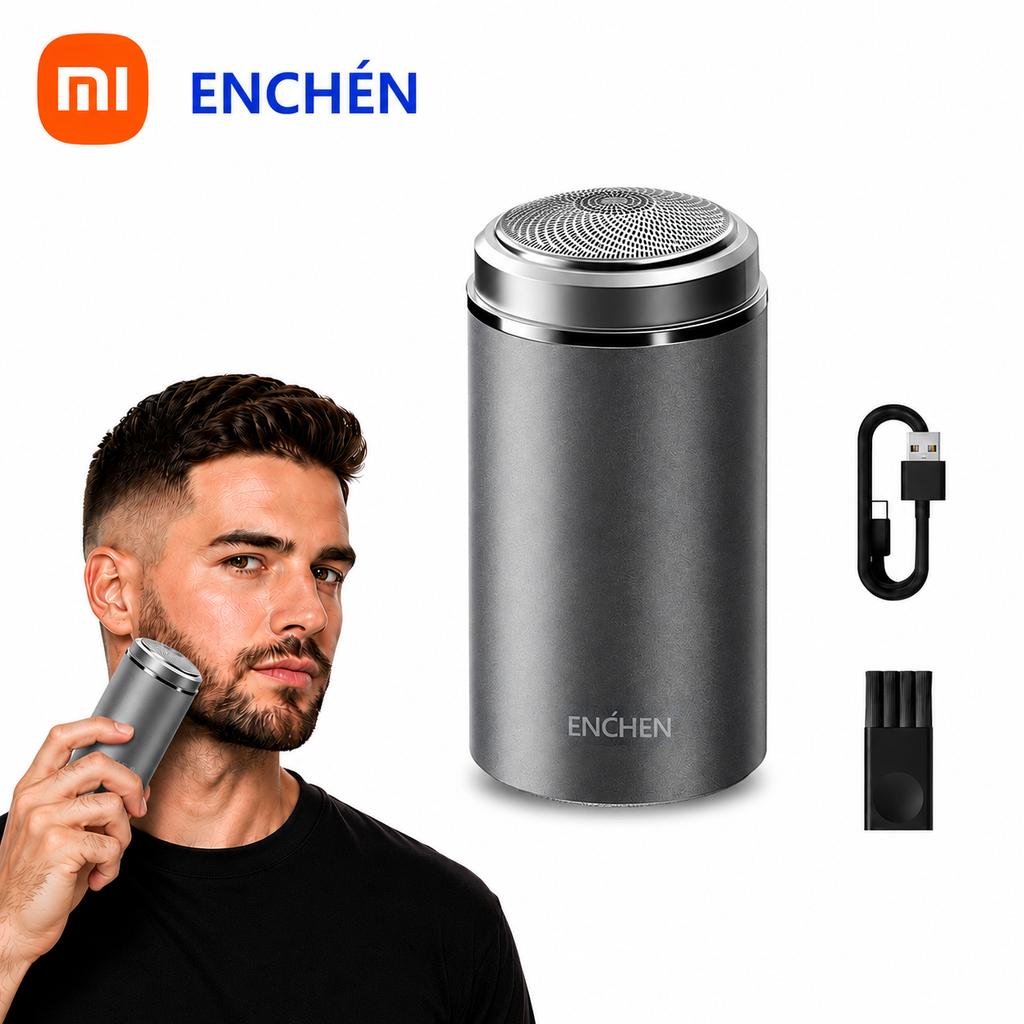 Xiaomi ENCHEN Z3 Mini máquina de afeitar eléctrica con lavado corporal completo, afeitadora automática con afilado de cuchillas para hombre