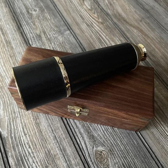 Telescop de alamă marinar maritim – cadou nautic,