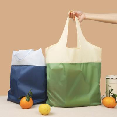 Shopping Bag Patchwork Folding Reusable Large Capacity Grocery Bag Travel