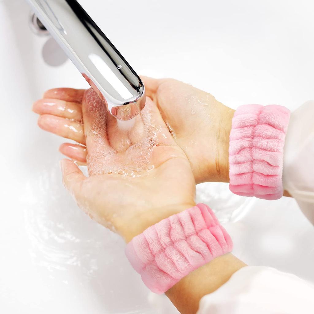 Women Your Arms Soft To Touch for Yoga Running Face Wash Wristbands for Washing Face Spa Wrist Washband Microfiber Absorbent1PCS