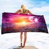 Sun Print Microfiber Beach Towel Large Quick Dry Sand Proof Absorbent Towel for Adult Travel Swimming
