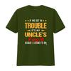 Funny Its My Uncles Fault Slogan Print Casual T Shirt Vintage Comfortable Graphic Fashion Stylish Unisex Soft