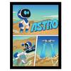 Astro Bot Comic Strip Framed Poster