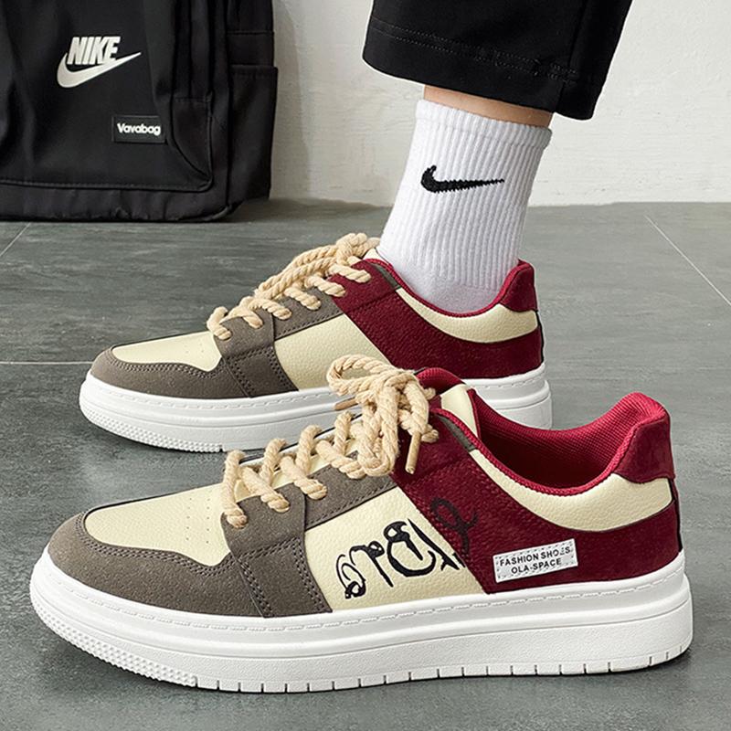 Herbst neue lässige flache Schuhe Studenten Low-Top Sports kleine weiße Trendschuhe