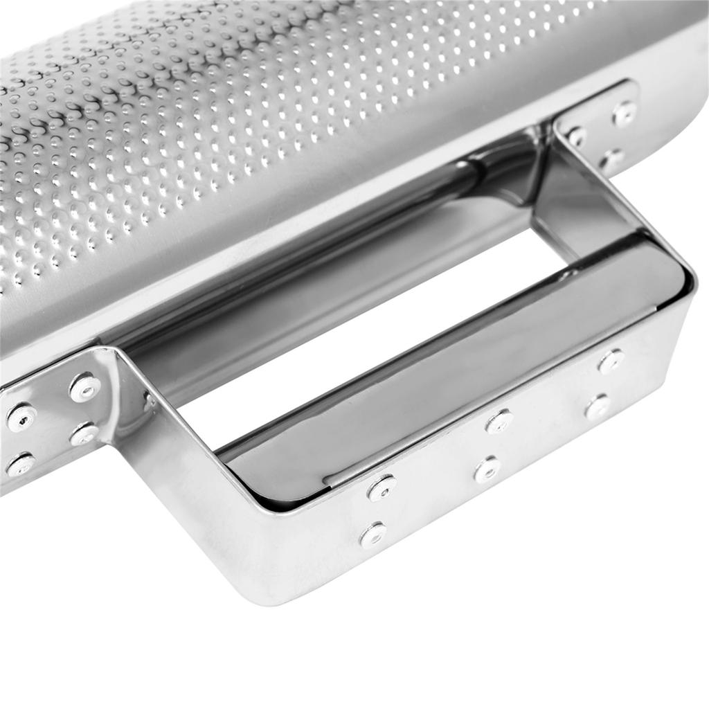 Metal Guiro Shaker with Scraper Percussion Guiro Musical Instruments Early Learning Musical Toy for Live Performances
