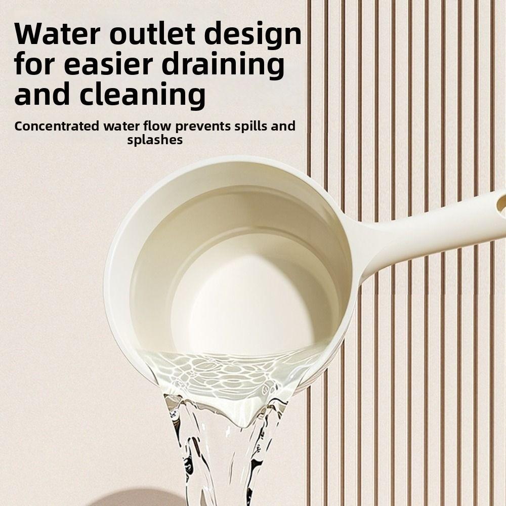 Creative Folding Water Scoop Long Handle Kitchen Water Ladle Fruit Washing Scoop  Bathroom