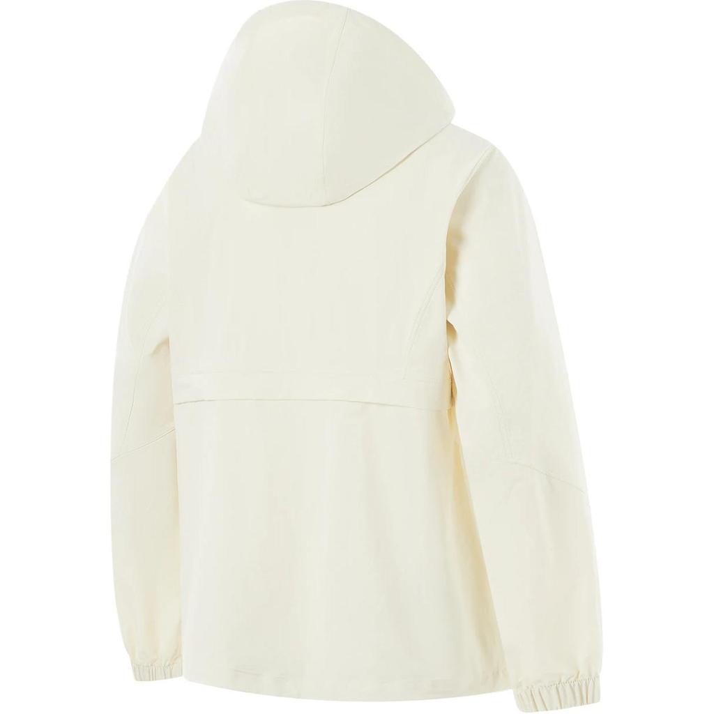 Li Ning Fitness Series Solid Color Zipper Hooded Comfortable Breathable Loose Sports Windbreaker Women outerwear Fat-Yellow AFDU150-6