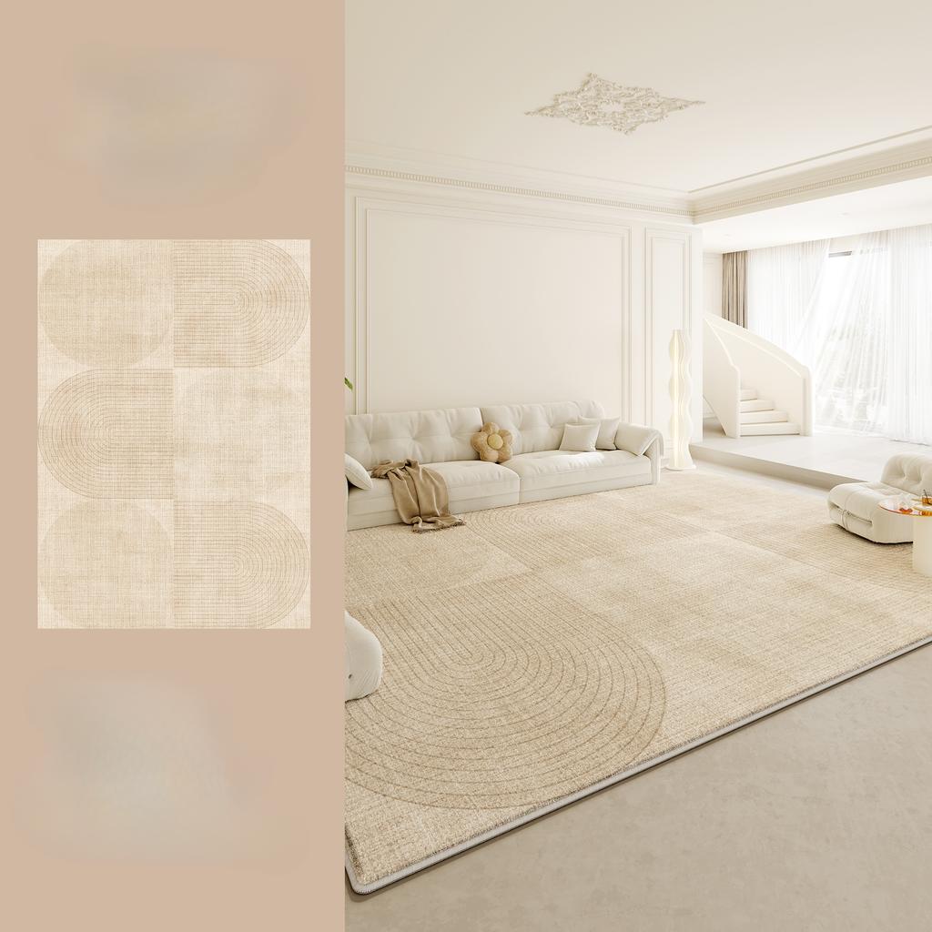 Large Area Rugs for Bedroom Cream Style Living Room Decoration Plush Carpet Home Fluffy Soft Rug Thick Anti-slip Study Floor Mat